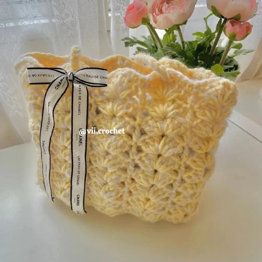 Simple Crochet Bag - Vivi crochet