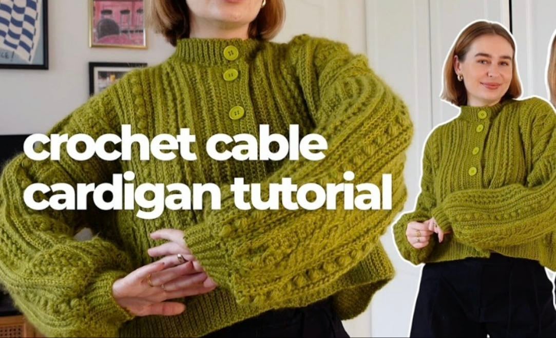 Cable sweater