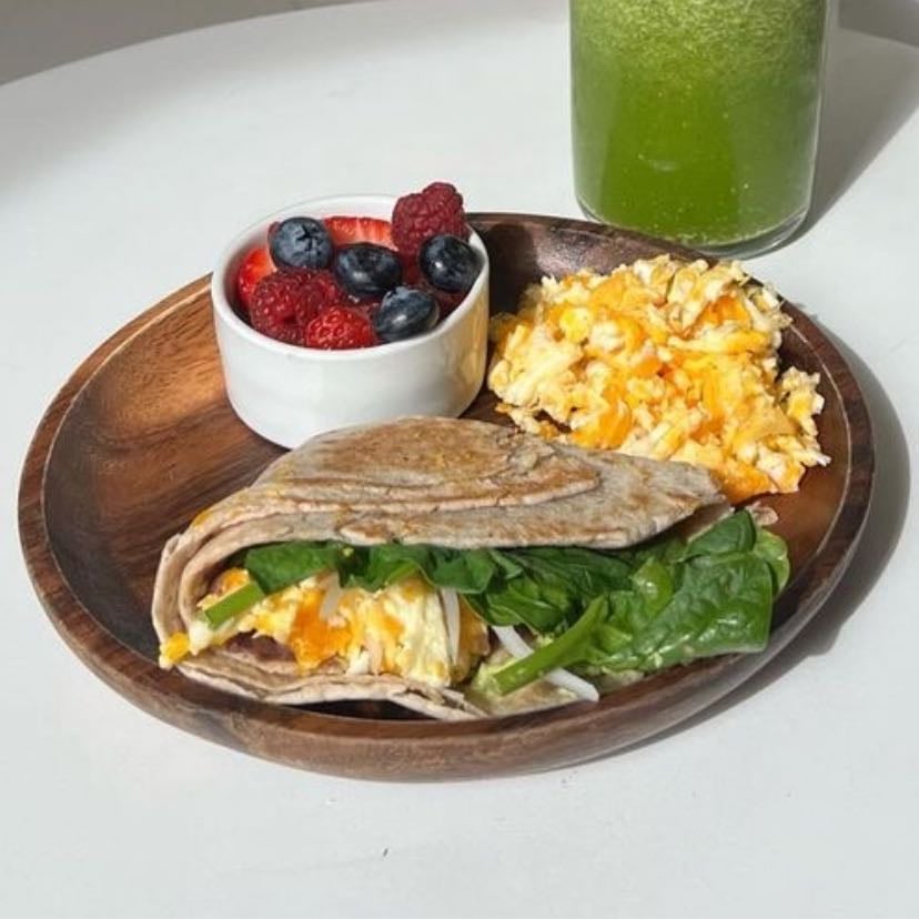 Pita egg wrap