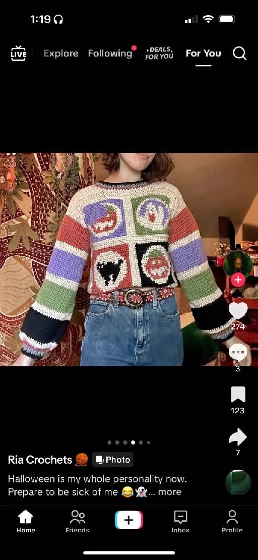 cookie sweater