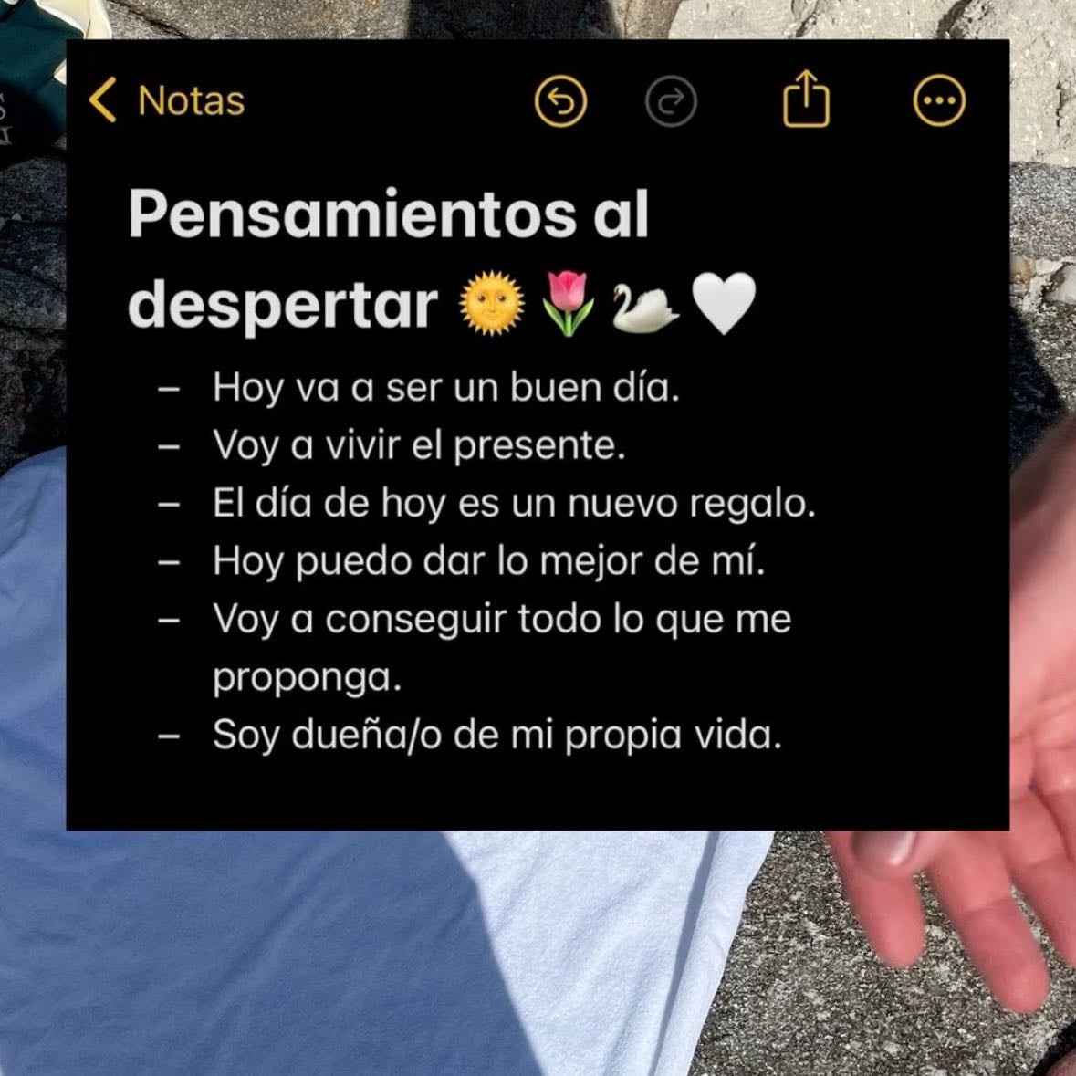 Pensamientos positivos