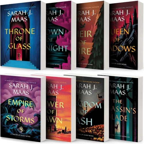 Throne Of Glass Series Collection 8-Book Set by Sarah J. Maas - Sarah J. Maas, 9781639730971 9781639730957, 9781639731015 9781639730995, 9781639731053 9781639731039, 9781639731091 9781639731077 · 2023