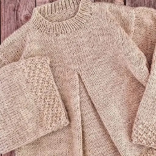 Suรฉter a dos agujas con paletones