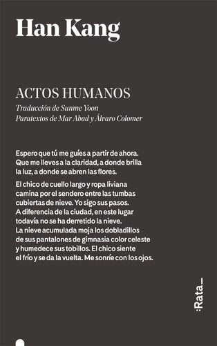Actos humanos - Kang Han · 2018