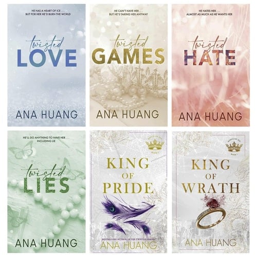 Ana Huang 6 Books Collection Set (Twisted Love, Twisted Games, Twisted Hate, Twisted Lies, King of Pride & King of Wrath) - Ana Huang · 2023