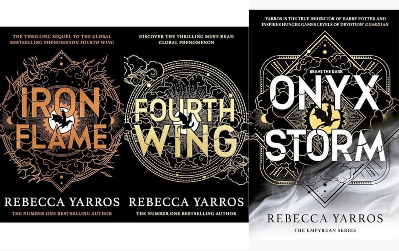 Fourth Wing Series 3 Book Set - Rebecca Yarros 路 2025