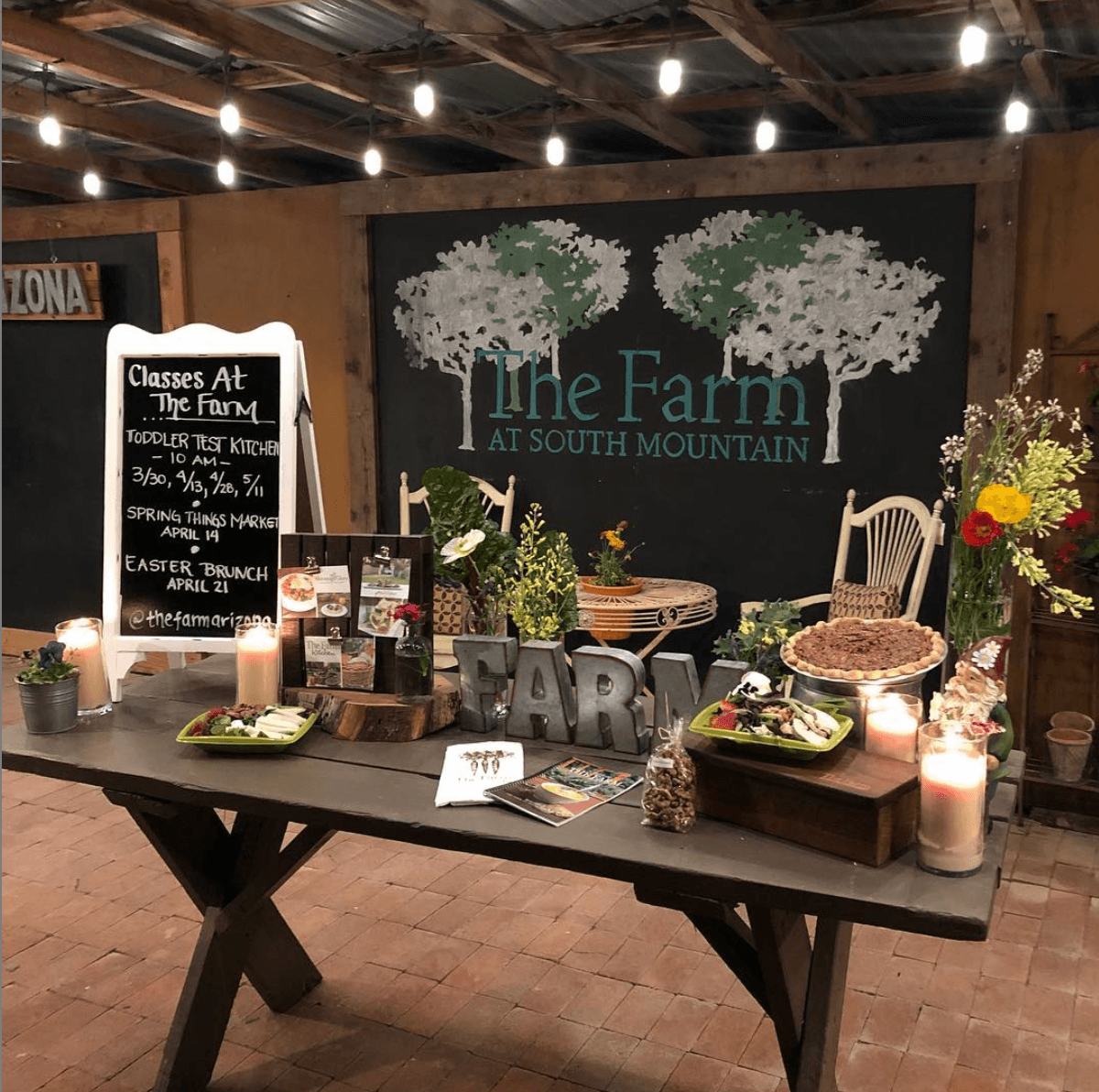 The Farm at South Mountain - Outdoor seating, jumbo jenga + other games, animals to look at, space to walk + explore!