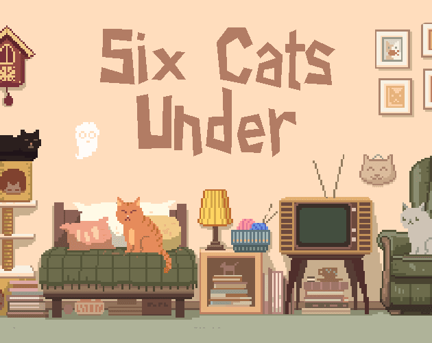 Six Cats Under - Juego de cuidar gatoss