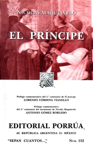 El Principe - Nicolas Bernardo D Maquiavelo • 2010