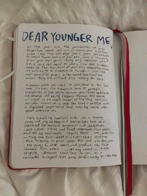 Dear Younger Me,