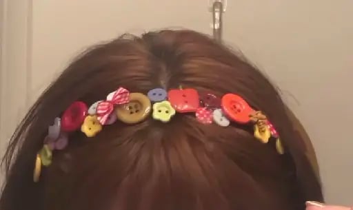 Crown of buttons/Corona de botones