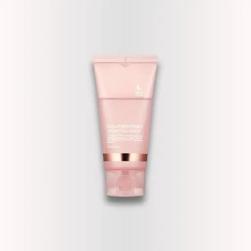Collagen night wrapping mask - Ayuda a retener la humectacion durante toda la noche para que actúen mejor los productos, se puede usar 3 veces por semana en la noche