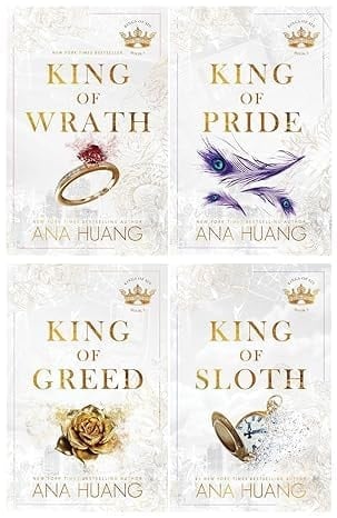 Kings of Sin Series 4 Books Collection Set By Ana Huang (King of Wrath, King of Pride, King of Greed and King of Sloth) - Ana Huang · 2024