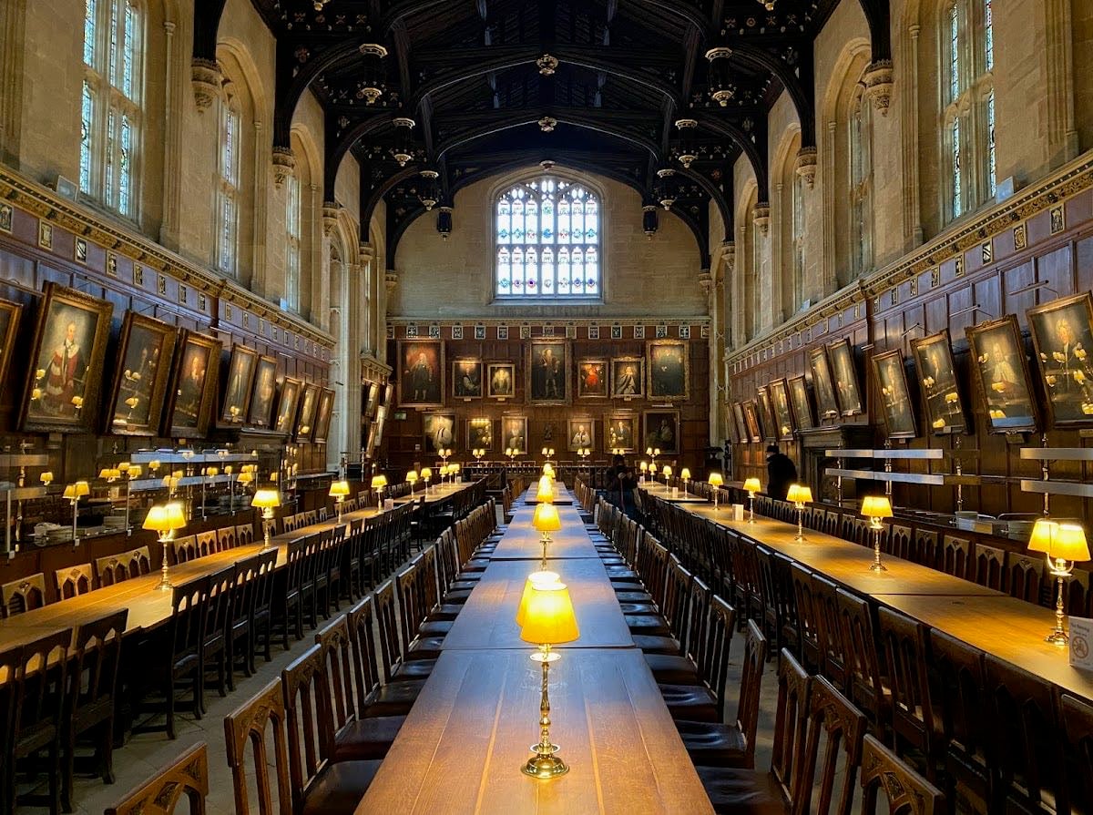 Christ Church - Salão Principal Hogwarts, Oxford