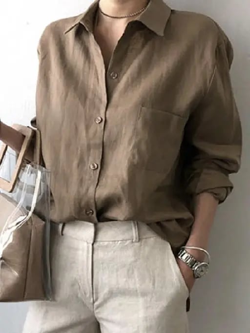 formal blouses - neutral colors