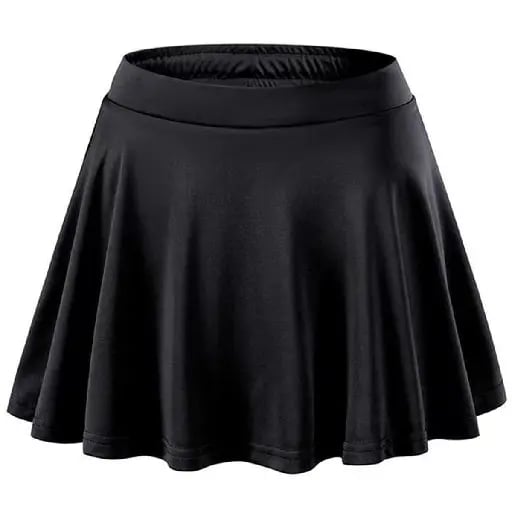 Falda negra deportiva