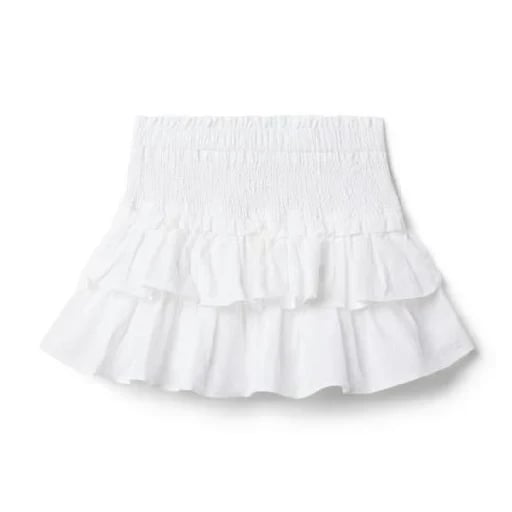 H&M - white layered skirt