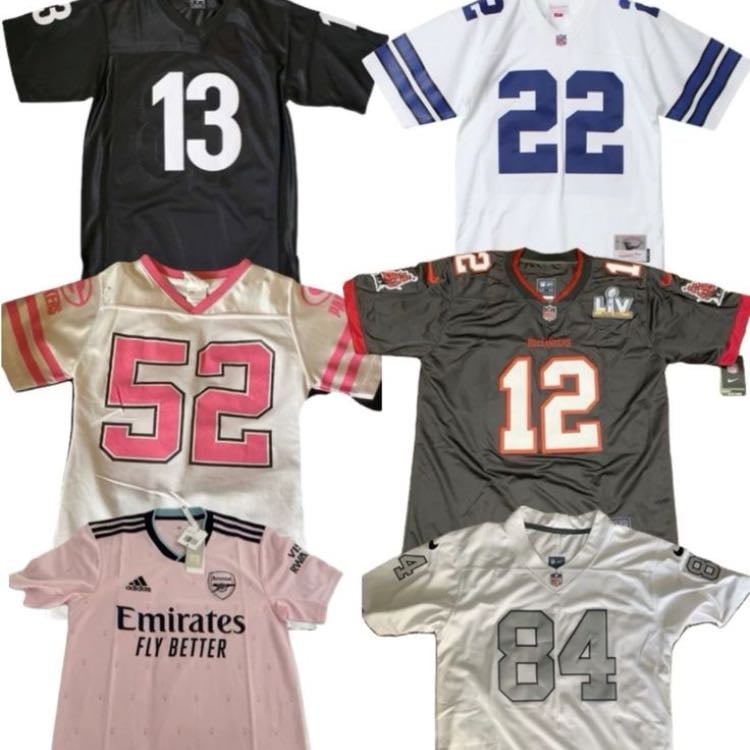 Camisa Oversized / Números - Camisas flojas con este tipo de números, sin equipos de fútbol ni de algún otro deporte solo números