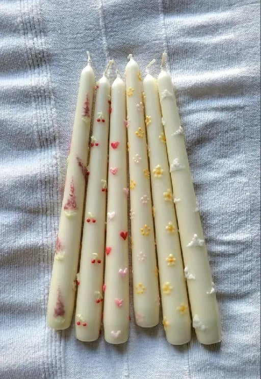 Painting candles