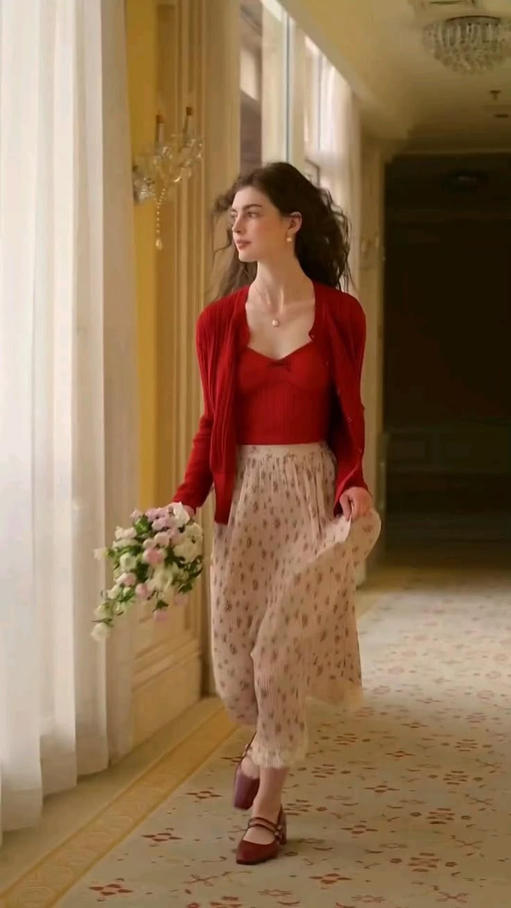 Cardigan y Falda - Inspiración de Oufit