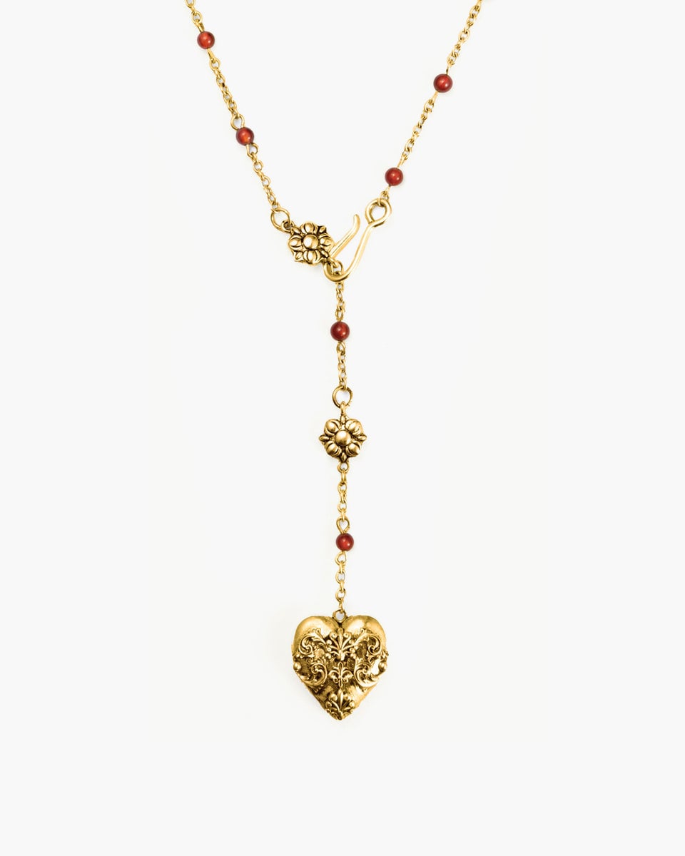 Carnelian Veil Lariat Necklace in Gold
| en route jewelry | en route jewelry - en route jewelry