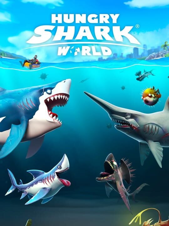Hungry Shark World - Android · iOS · Nintendo Switch · PlayStation 4 · Xbox One