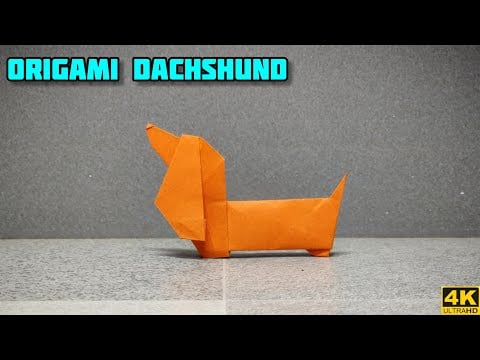 Dachshund Dog - Magic Folds