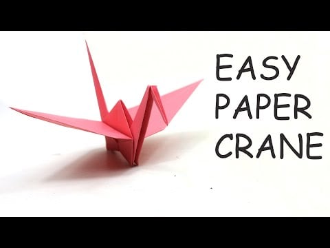 Crane - Easy Paper Origami