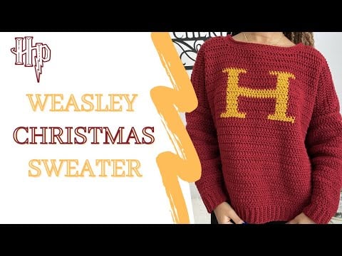 Weasley christmas swater - Kali's Threads