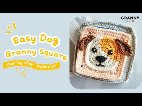 Dog granny square - Granny Square Me