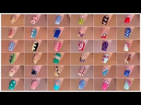 50+ Simple and easy nail art designs compilation - The Beauty Allure