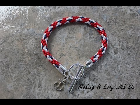 Three color bracelet - Making It Easy with Liz