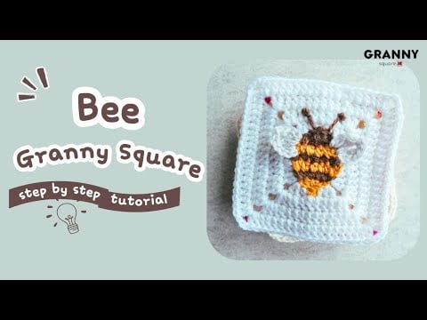 Bee granny square - Granny Square Me