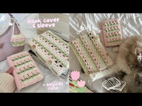 Tulip book sleeve - mahum 🎀
