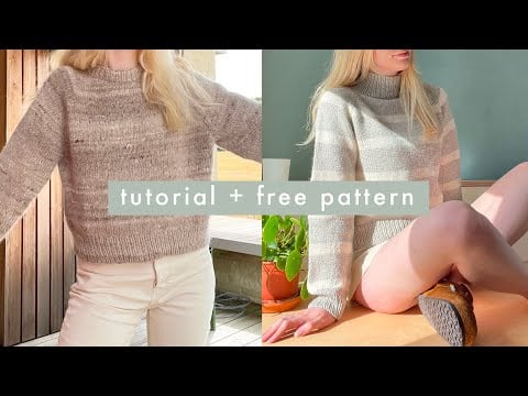 Easy sweater - handmade by florence