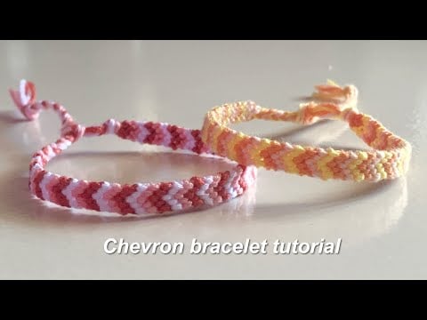Chevron bracelet - yarnivora