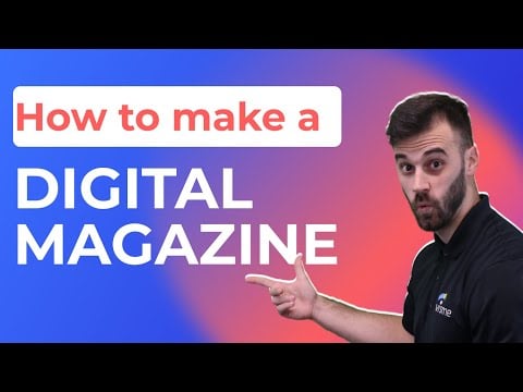 How to make a digital magazine - Visme