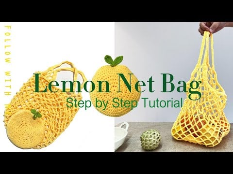 Lemon net bag - Kitcroet Arts, Crafts & Sewing