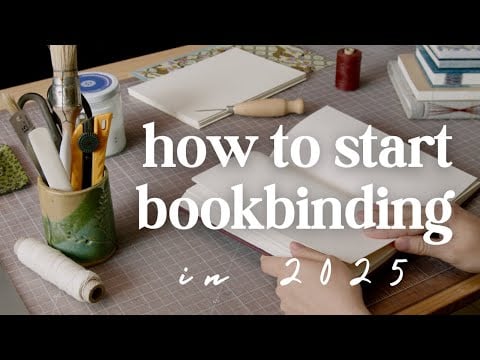 Start bookbinding - bitter melon bindery