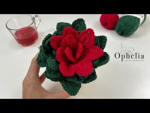 Flower coaster - Ophelia Talks Crochet