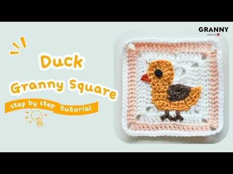 Duck granny square - Granny Square Me