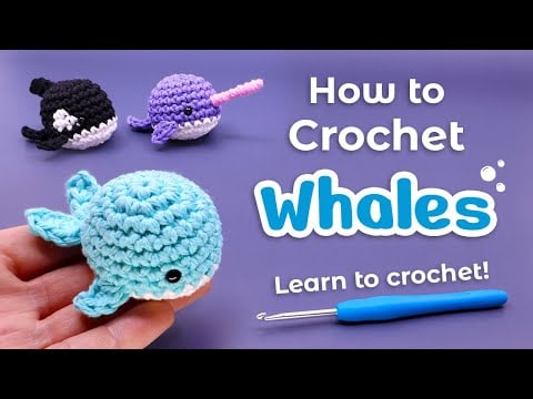 Whale amigurumi - Club Crochet
