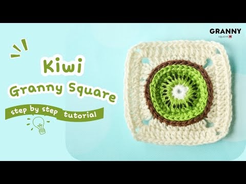Kiwi granny square - Granny Square Me