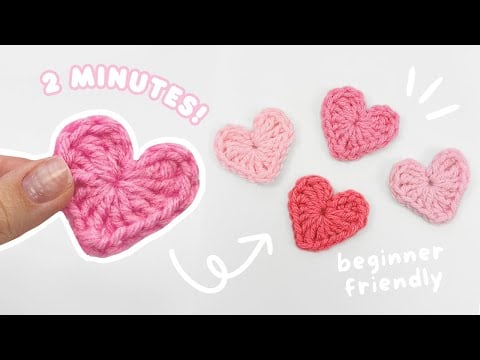 Mini heart - ElyseCrochets 💌