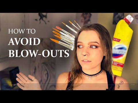 Bleach painting tips - Art by Kivi