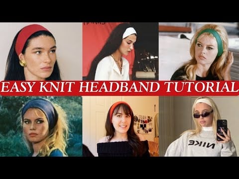 Brigitte headband - starcrossed knits 💫