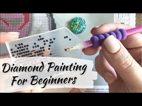 Diamond Painting for Beginners - Diamonds and Washi