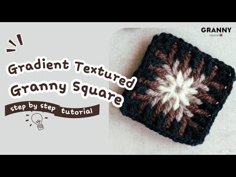 Gradient granny square - Granny Square Me