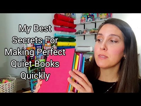 Making Sensory Busy Quiet Books - DIY Busy Books