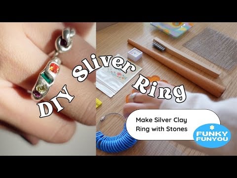 How to Make a Silver Clay Ring - FunkyFunYou